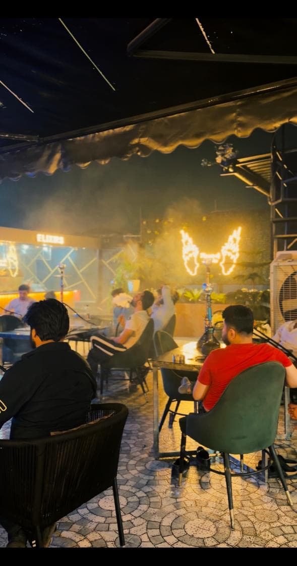 Flames of Arabia Rooftop Lounge at Flames Lucknow